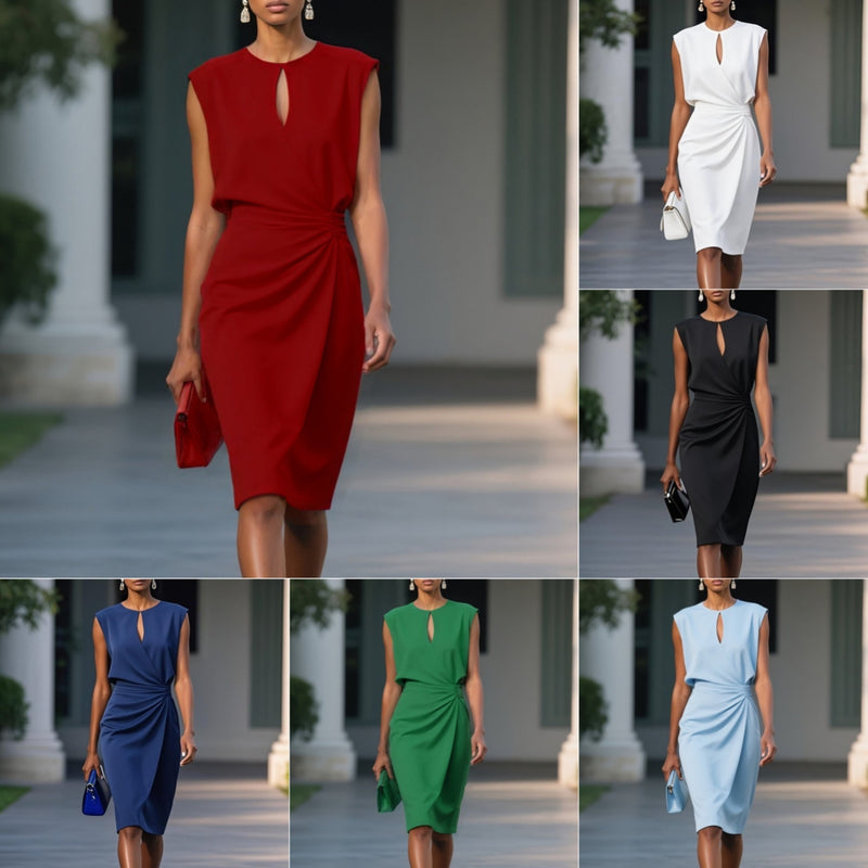 Retro Elegant Solid Color