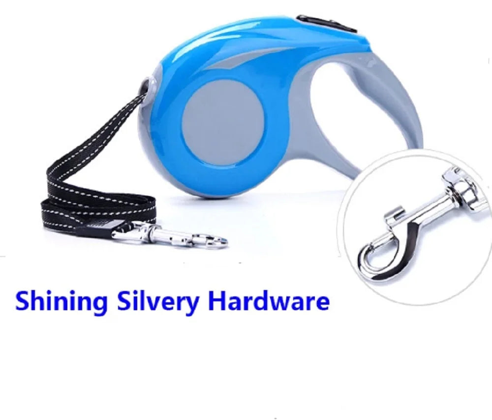 16Ft Heavy-Duty Retractable Dog Leash – Tangle-Free Pet Walking Leash with One-Touch Lock System & Anti-Slip Handle for Medium & Large Dogs