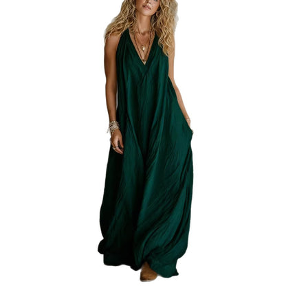 Sleeveless Loose Fit Vest V-neck
