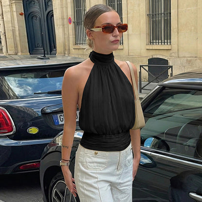 Chic Lace-up Tube Top